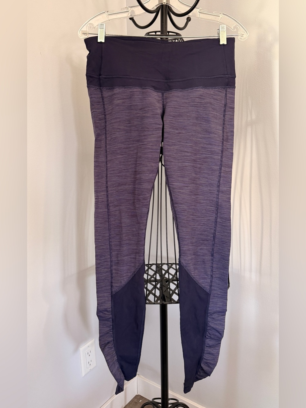 lululemon athletica Purple Heathered High-Waist Leggings